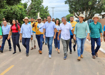 Governador Wanderlei Barbosa inaugura obras de infraestrutura no aniversário de 33 anos de Lagoa do Tocantins