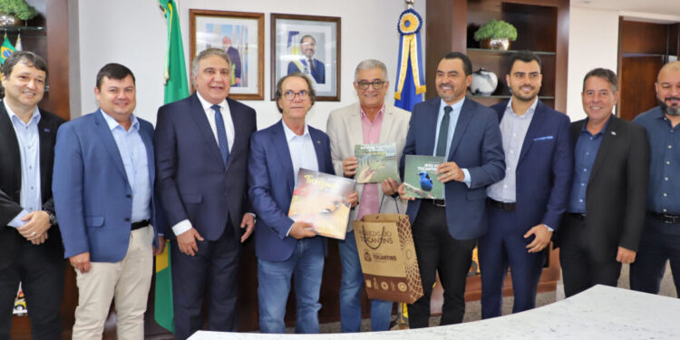Governador Wanderlei Barbosa reforça parceria com o Sebrae ao receber presidente nacional Décio Lima