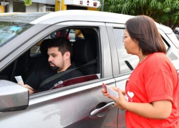 Doação de sangue é o tema de blitz educativa da Hemorrede