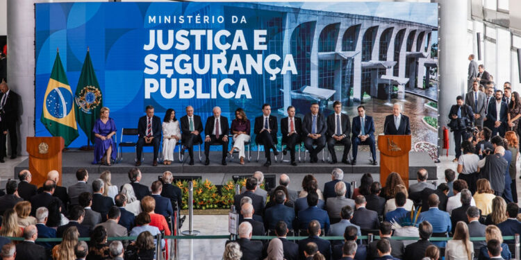 Governador Wanderlei Barbosa prestigia posse do novo ministro da Justiça e Segurança Pública