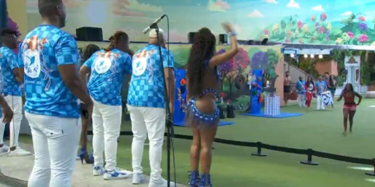 BBB24: bateria da Beija-Flor acorda brothers em clima de Carnaval