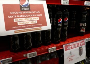 PepsiCo registra queda de 0,5% na receita com demanda fraca após aumento de preços