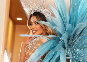 Modelo com título de “mulher perfeita” desfila pela Acadêmicos do Tatuapé