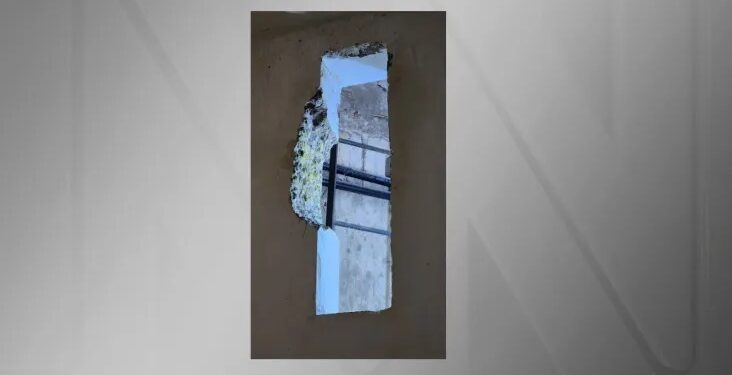 Presos fizeram buraco na penitenciária de Mossoró para escapar; veja imagem