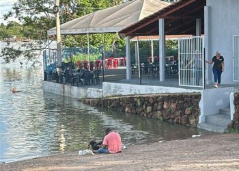 MIRACEMA : Volume das águas do Rio Tocantins sobem assustadoramente