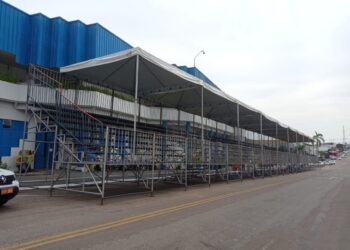 Prefeitura de Gurupi inicia montagem da estrutura do Carnaval 2024