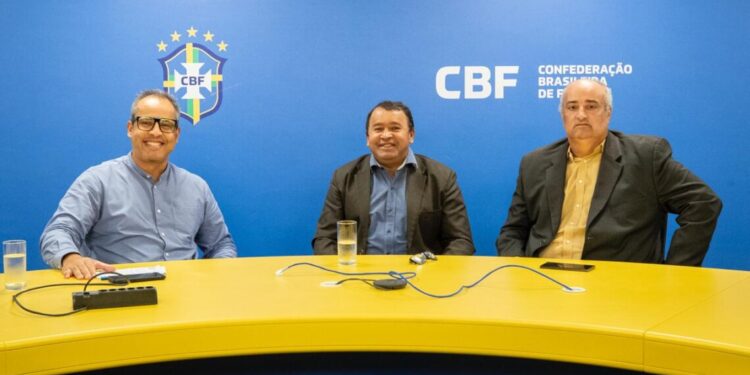 Governo do Tocantins debate políticas de desenvolvimento do esporte em reunião na sede da Confederação Brasileira de Futebol no Rio de Janeiro