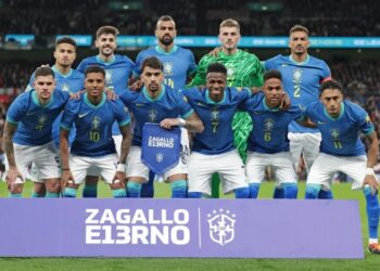 A Seleção Brasileira escalada por Dorival Júnior para sua estreia contra a Inglaterra Rafael Ribeiro/ CBF