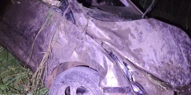 Homem morre após carro capotar e sair da pista na BR-242