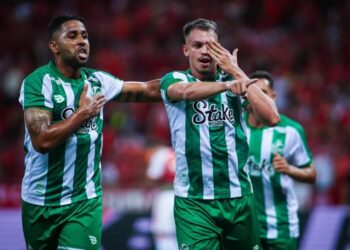 Zé Marcos abriu o placar para o Juventude no Beira-Rio Fernando Alves/ECJuventude