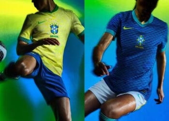 Veja os novos uniformes 1 e 2 da seleção brasileira — Foto: Divulgação