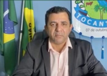 Prefeito em exercício de Tocantínia, João Alberto Coelho Machado (Foto: Reprodução)