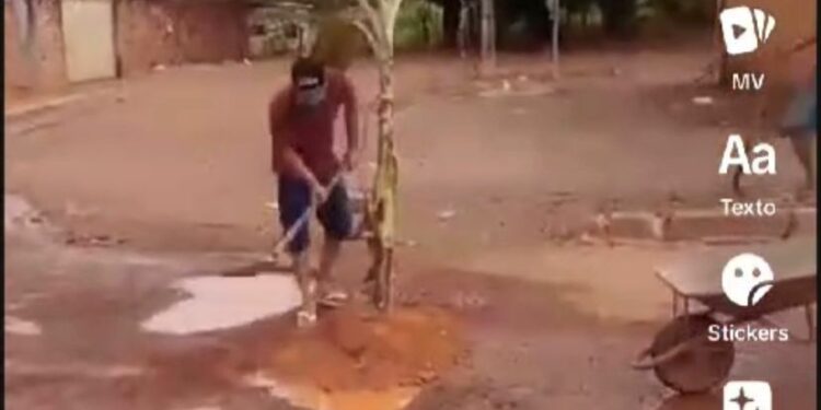 Miranorte: Ruas esburacadas viram críticas da população