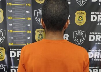 Pela acusação falsa, o homem foi autuado em flagrante e conduzido para a unidade penal regional, onde aguardará audiência de custódia - Divulgação PCTO