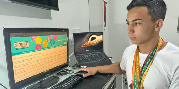 Estudante tocantinense compartilha sua trajetória de sucesso na OBMEP