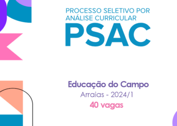 UFT oferta 40 vagas para o curso de Educação do Campo em Arraias