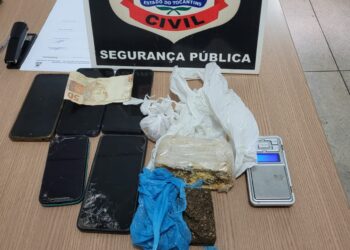 Em Miracema do Tocantins, Polícia Civil prende homem em flagrante por tráfico de drogas