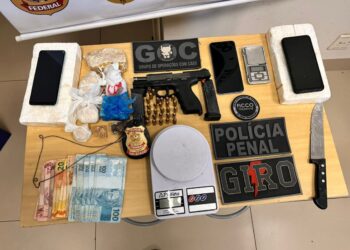 Operação FICCO: Em Palmas, casal é preso pelos crimes de tráfico de drogas, organização criminosa e posse ilegal de arma de uso restrito