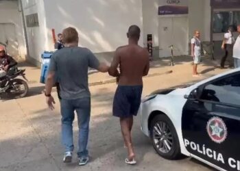 Murilo Henrique Delfino Alves está internado, sob custódia, no Hospital Geral de Nova Iguaçu Divulgação/PCERJ