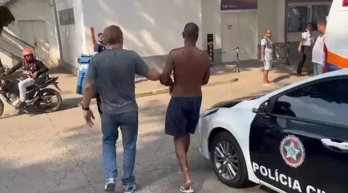 Homem é preso após usar isqueiro para queimar mulher no RJ