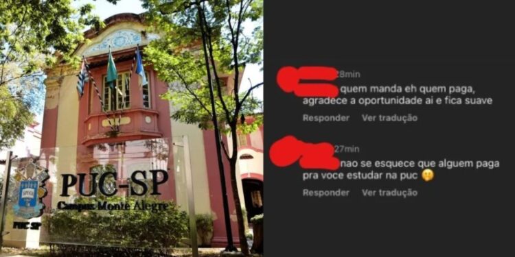 “Quem manda é quem paga”: alunos bolsistas denunciam discriminação sofrida por colegas da PUC-SP