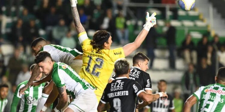 Com falhas de Cássio, Corinthians é derrotado pelo Juventude no Brasileirão