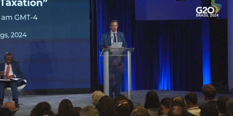 Comunicados do G20 sobre taxação de super-ricos podem sair em julho e novembro, diz Haddad