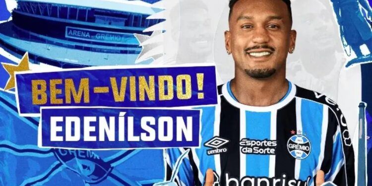 Grêmio anuncia contratação de Edenílson, ex-Inter e ex-Atlético-MG