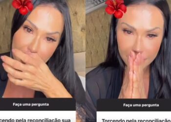 Gracyanne Barbosa chora ao conversar com seguidores sobre fim de seu casamento com Belo Reprodução/Instagram
