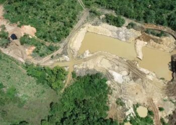 Polícia flagra garimpo ilegal e suspeito é multado em mais de R$ 500 mil