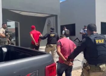 Deibson Cabral Nascimento e Rogério da Silva Mendonça foram presos pela PF e PRF no Pará; eles fugiram de cadeia em Mossoró em fevereiro Crédito: Divulgação