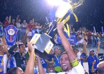 União é campeão invicto no Tocantinense 2024 (Foto: TV Anhanguera-TO)