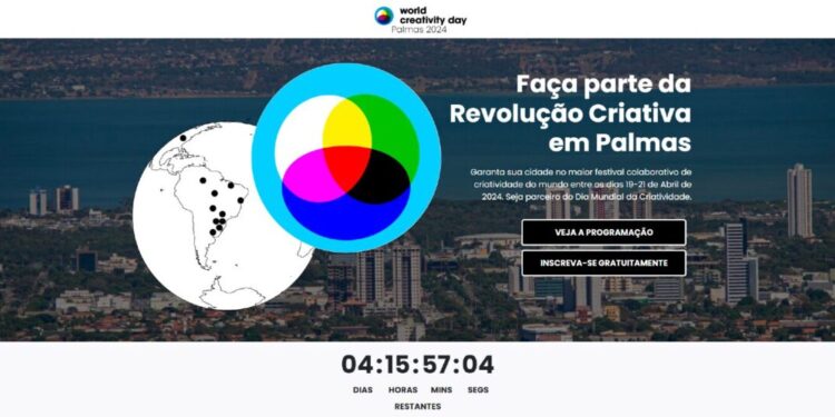 Mais de 50 atividades gratuitas no Dia Mundial da Criatividade em Palmas