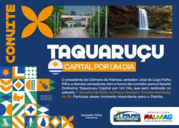 Câmara e prefeitura transferem sedes dos poderes para Taquaruçu neste sábado (1º)