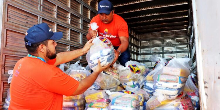 Ação “Agrotins alimenta quem precisa” arrecada mais de 130 toneladas de alimentos que serão encaminhados a instituições do Tocantins