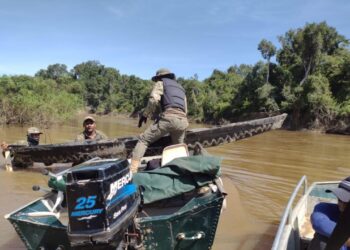 Naturatins realiza mais uma Operação Malha Fina no Lago da UHE de Estreito e nos rios Tocantins e Araguaia - Foto: Naturatins/Governo do Tocantins