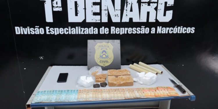 Em Palmas, Polícia Civil prende casal por tráfico de drogas em região de chácaras