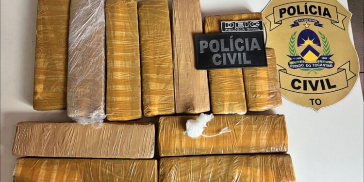 Em Porto Nacional, Polícia Civil prende suspeito por tráfico de drogas