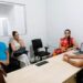 Equipe de Saúde do Projeto Acolhe Tocantínia da UBS Dr. Quincas, visita a unidade do projeto de acolhimento Abraça Paraíso, na cidade do Paraíso do Tocantins