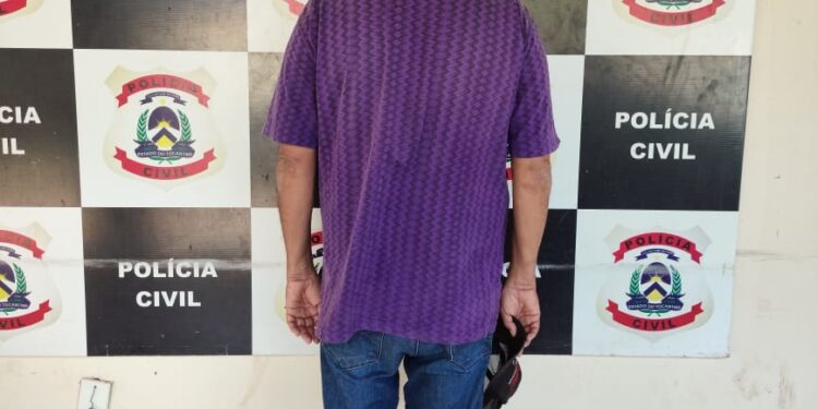 Homem foi preso em cuprimento a mandado de prisão pela Polícia CIvil em Colinas