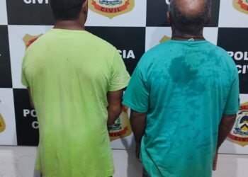 Pai e filho presos durante ação da Polícia Civil no interior do Estado