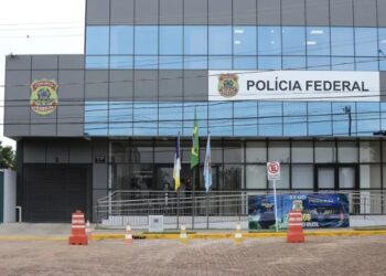 Fachada do prédio da Polícia Federal em Palmas — Foto: Djavan Barbosa/Jornal do Tocantins