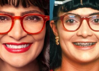 Ana María Orozco volta 20 anos depois interpretando Betty na continuação da série "Eu sou Betty, a Feia" Prime Video/Divulgação