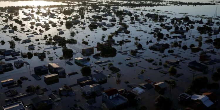 Flooding due to heavy rains in Rio Grande do Sul