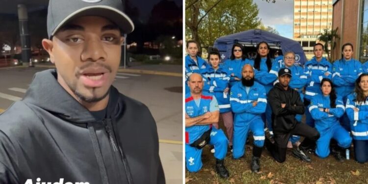 No RS, ex-BBB Davi reforça pedidos de doações: “Momento de ajudar”