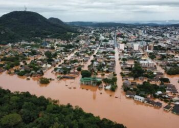 Enchentes históricas atingiram o Rio Grande do Sul Reprodução/Prefeitura de Montenegro