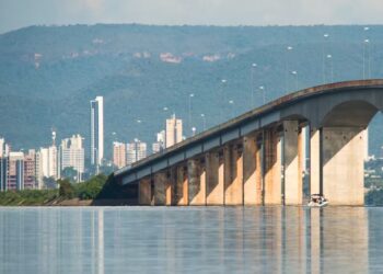 Palmas ponte da amizade e integração FHC Fernando Henrique Cardoso vista geral — Foto: Divulgação/Prefetura de Palmas
