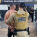 Suspeito de tentativa de feminicídio desacatou policiais e foi preso em flagrante — Foto: Divulgação
