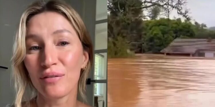 Gisele Bündchen se emociona em vídeo sobre tragédia no RS
Reprodução/Instagram