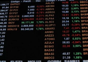 Ibovespa cai pressionado por Petrobras; dólar acelera queda após falas de Campos Neto